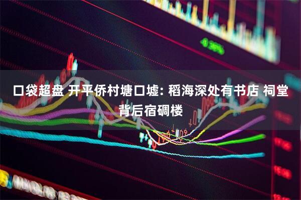 口袋超盘 开平侨村塘口墟: 稻海深处有书店 祠堂背后宿碉楼