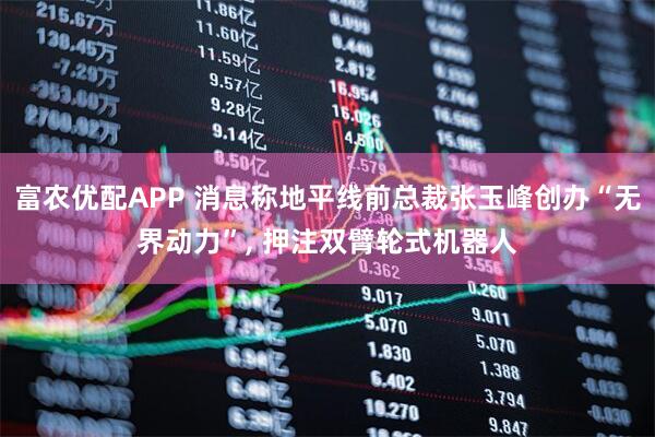 富农优配APP 消息称地平线前总裁张玉峰创办“无界动力”, 押注双臂轮式机器人
