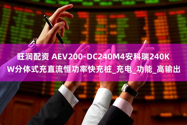 旺润配资 AEV200-DC240M4安科瑞240KW分体式充直流恒功率快充桩_充电_功能_高输出